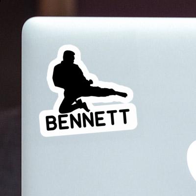 Sticker Karateka Bennett Laptop Image