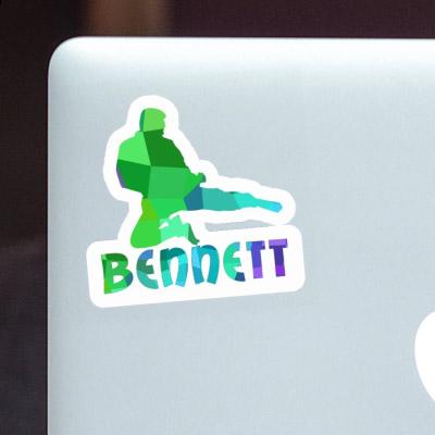 Bennett Sticker Karateka Laptop Image