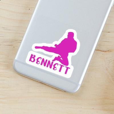 Karateka Sticker Bennett Laptop Image