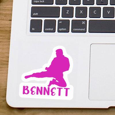 Sticker Bennett Karateka Laptop Image