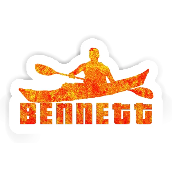 Bennett Sticker Kayaker Image