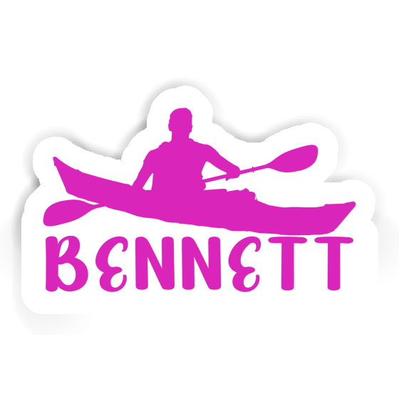 Kayaker Sticker Bennett Laptop Image