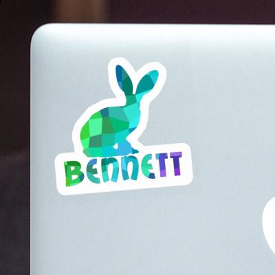 Aufkleber Hase Bennett Laptop Image