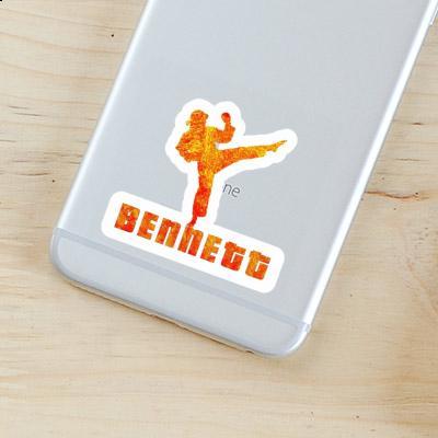 Sticker Bennett Karateka Laptop Image