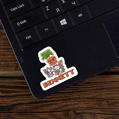 Monster Carrot Sticker Bennett Image