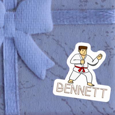 Bennett Sticker Karateka Notebook Image