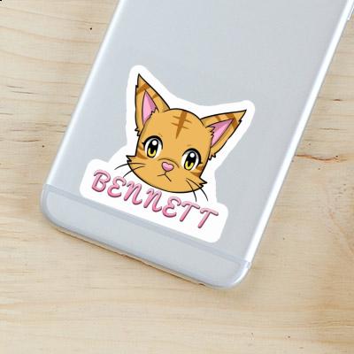 Sticker Katze Bennett Notebook Image