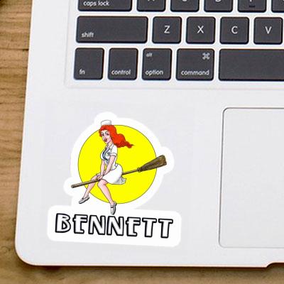 Bennett Sticker Nurse Notebook Image