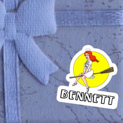 Bennett Sticker Nurse Laptop Image