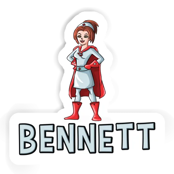 Nurse Sticker Bennett Notebook Image