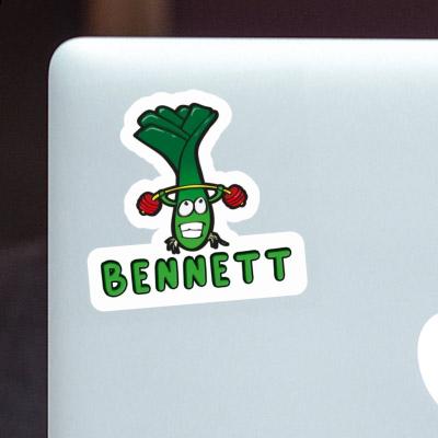 Sticker Weightlifter Bennett Image