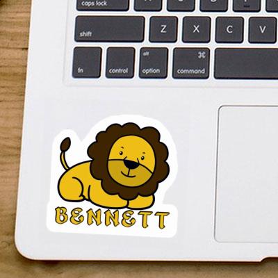 Sticker Bennett Lion Laptop Image