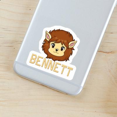 Bennett Autocollant Tête de lion Gift package Image