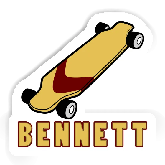 Skateboard Sticker Bennett Laptop Image