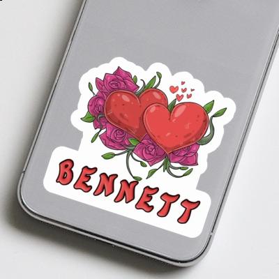 Symbole d'amour Autocollant Bennett Gift package Image