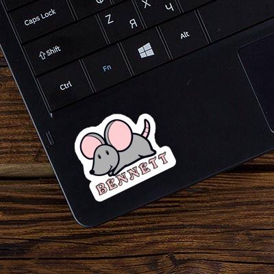 Bennett Autocollant Souris Laptop Image