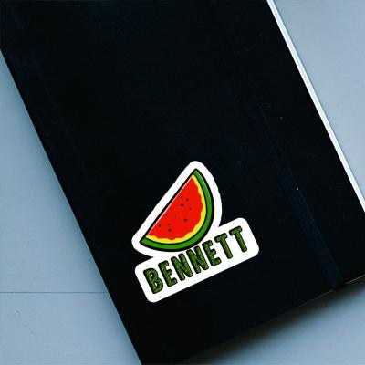 Bennett Sticker Melon Laptop Image