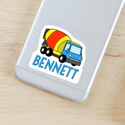 Mixer Truck Sticker Bennett Gift package Image