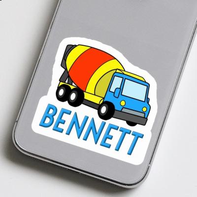 Sticker Bennett Mischer-LKW Gift package Image