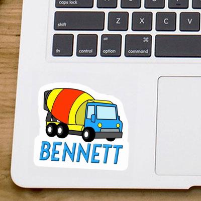 Mixer Truck Sticker Bennett Gift package Image