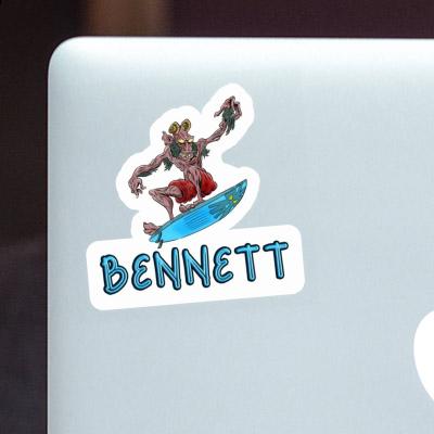 Bennett Sticker Wellenreiter Image