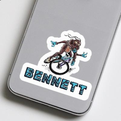 Biker Sticker Bennett Notebook Image