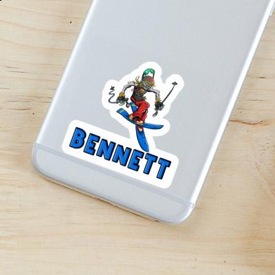 Skieur Autocollant Bennett Image