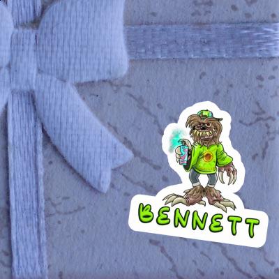 Bennett Sticker Monster Laptop Image