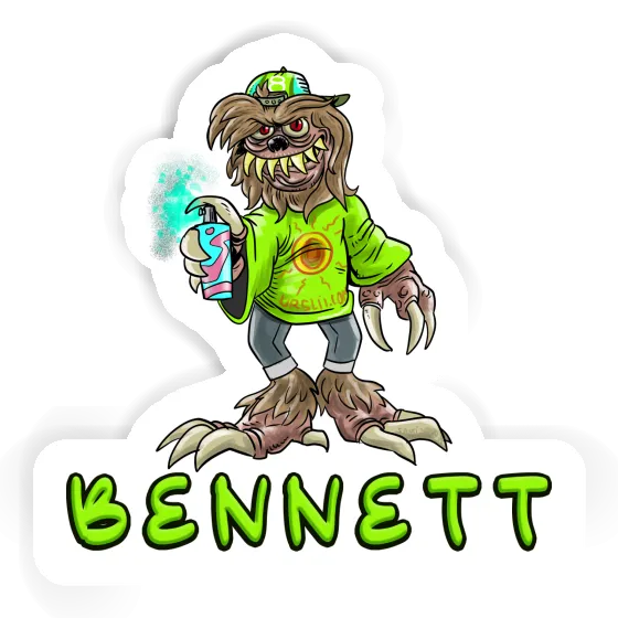 Bennett Sticker Monster Notebook Image