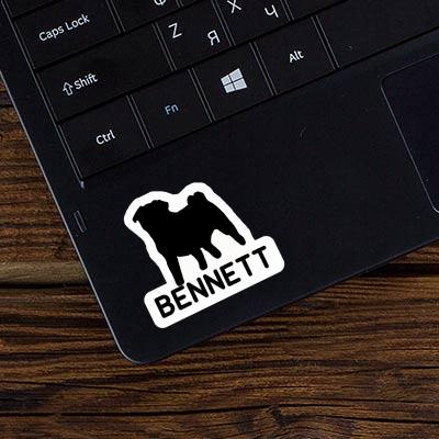 Sticker Pug Bennett Image