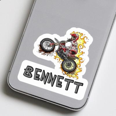 Motocrosser Sticker Bennett Laptop Image