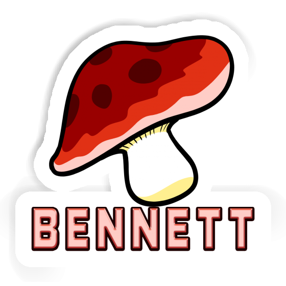 Toadstool Sticker Bennett Laptop Image