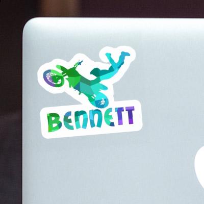 Bennett Sticker Motocross Jumper Notebook Image