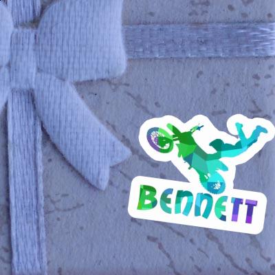 Bennett Sticker Motocross Jumper Laptop Image