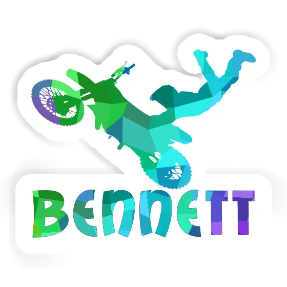 Bennett Sticker Motocross Jumper Laptop Image