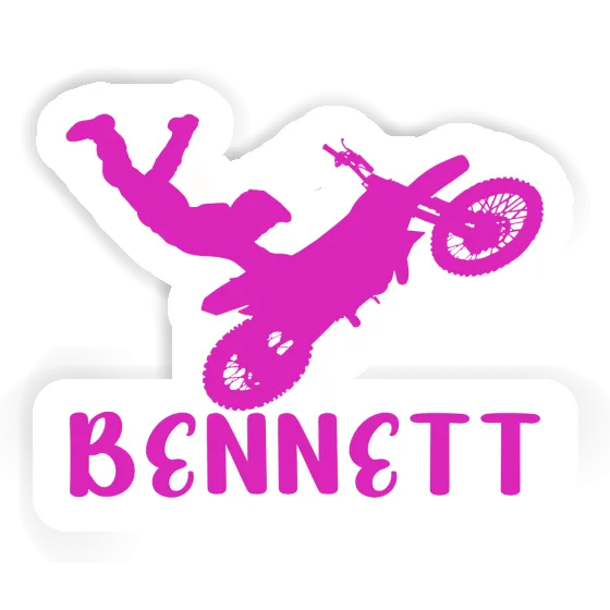 Sticker Bennett Motocross Rider Image