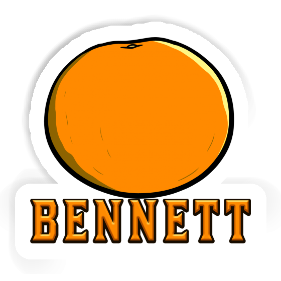 Orange Sticker Bennett Laptop Image