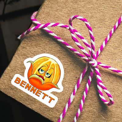 Orange Sticker Bennett Image