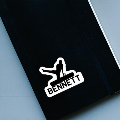 Bennett Autocollant Gymnaste Notebook Image