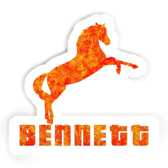 Bennett Sticker Horse Notebook Image