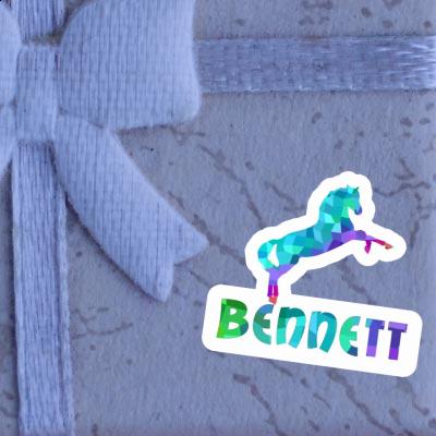 Autocollant Cheval Bennett Laptop Image