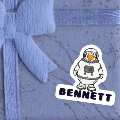 Bennett Autocollant Astronaute Notebook Image