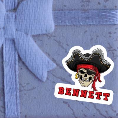 Pirate-Head Sticker Bennett Image