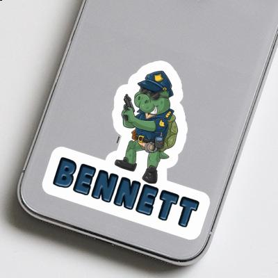 Officer Sticker Bennett Laptop Image