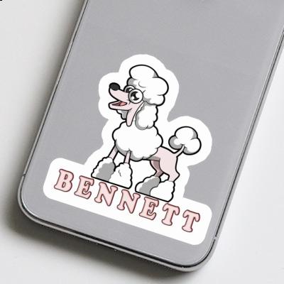 Poodle Sticker Bennett Gift package Image