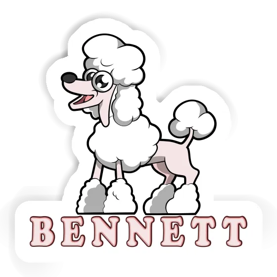 Bennett Autocollant Caniche Notebook Image