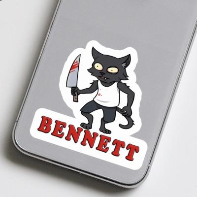 Bennett Autocollant Chat psychopathe Gift package Image