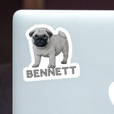 Sticker Bennett Pug Image