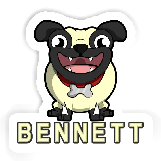 Pug Sticker Bennett Gift package Image