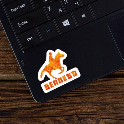 Sticker Bennett Horse Rider Image